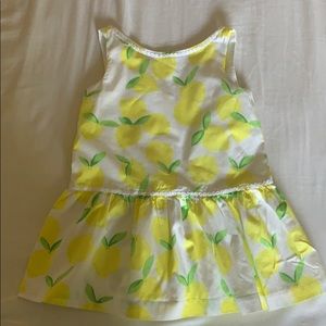 Janie and Jack lemon dress